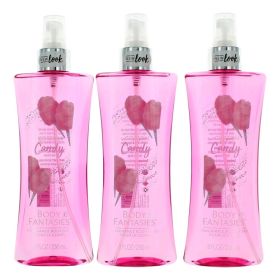 Cotton Candy by Body Fantasies (Option: 3 Pack 8 oz Fragrance Body Spray women)