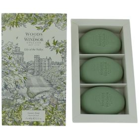 Woods of Windsor Lily of The Valley (Option: 3 X 2.1oz Luxury Soap women)