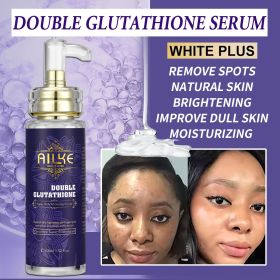 AILKE Glutathione 5-in-1 Women Skin Care Kit, With Body Lotion, Serum, Dark Spot Removal Cream, Body Cream, Brightening Soap (Color: Serum)