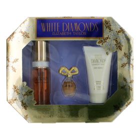 White Diamonds by Elizabeth Taylor (Option: 3 Piece Gift Set for Women)